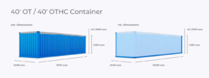 40 ot othc container