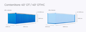Contenitore 40'OT/40'OT HC